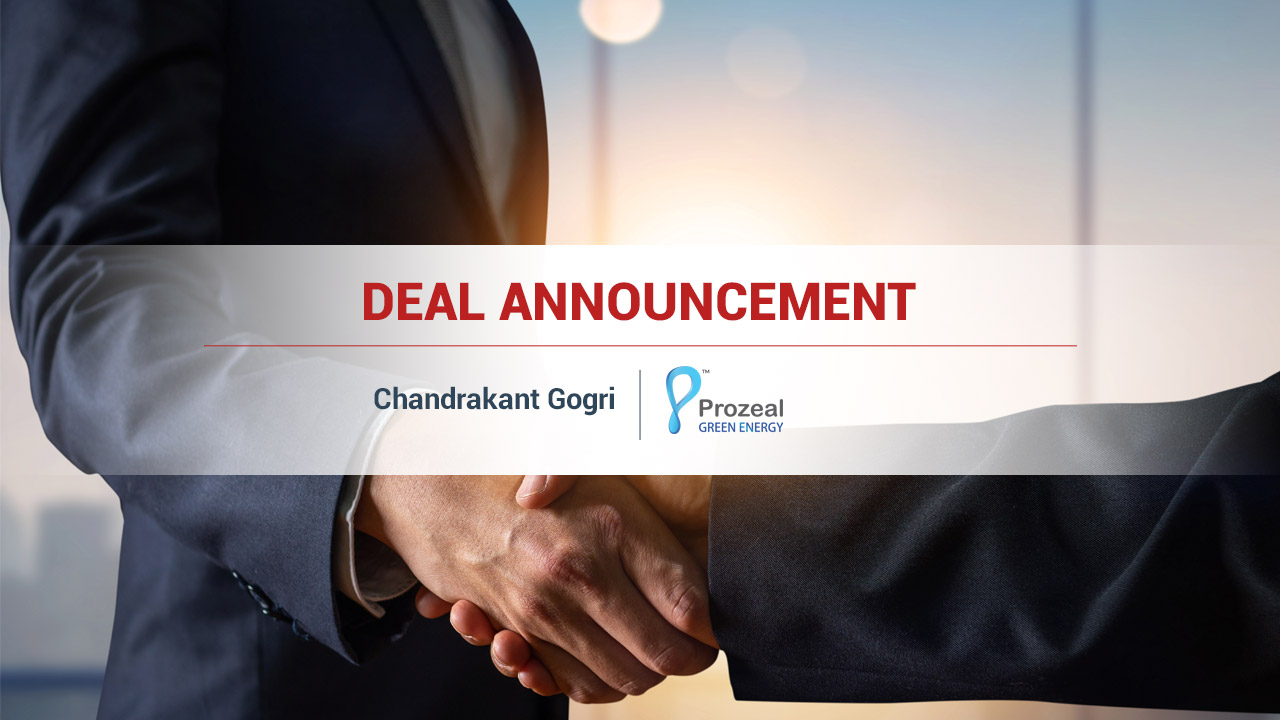 Chandrakant Gogri’s Family Office Leads $4 Million Series A Investment In Prozeal Infra